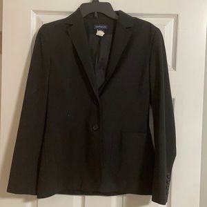 Classy Ann Taylor black suit coat size 4 (worn once)